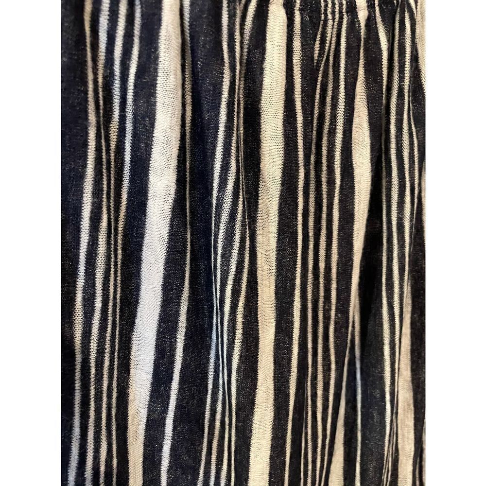 Anthropologie off shoulder striped top navy white NWOT small - Picture 7 of 9